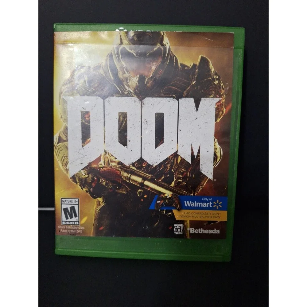 Xbox One Doom Video Game In Box No Scratches